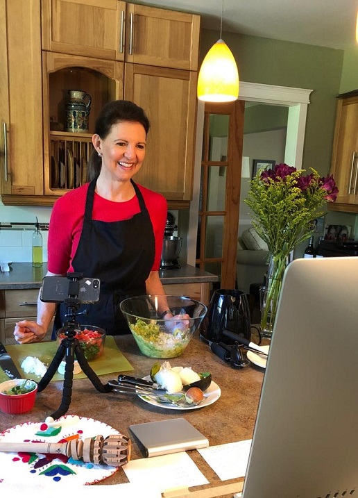 Teacher of cooking workshop